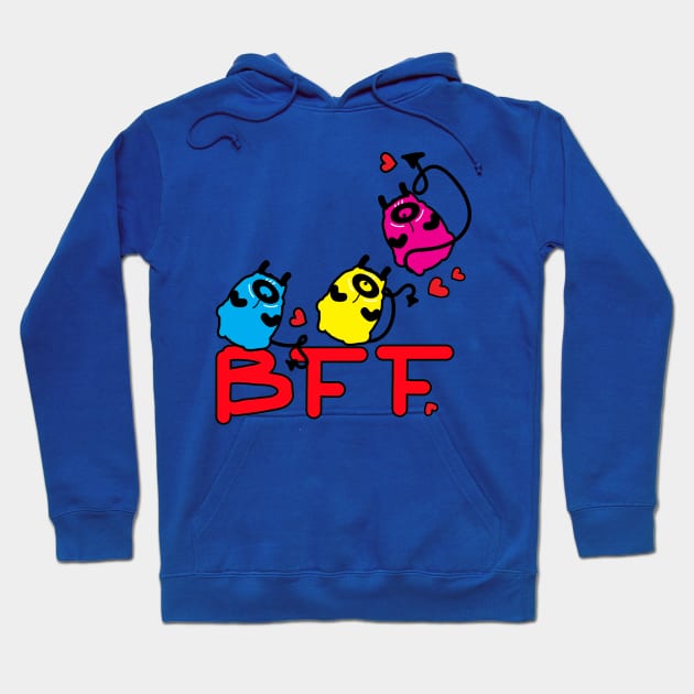 BFF MONSTERS Hoodie by CindyS